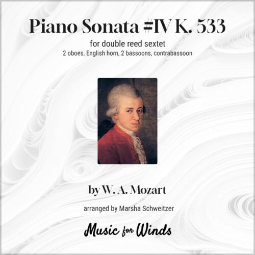 Piano Sonata #IV K. 533 for double reed sextet by W. A. Mozart