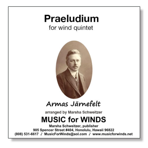 Praeludium for wind quintet by Jarnefelt