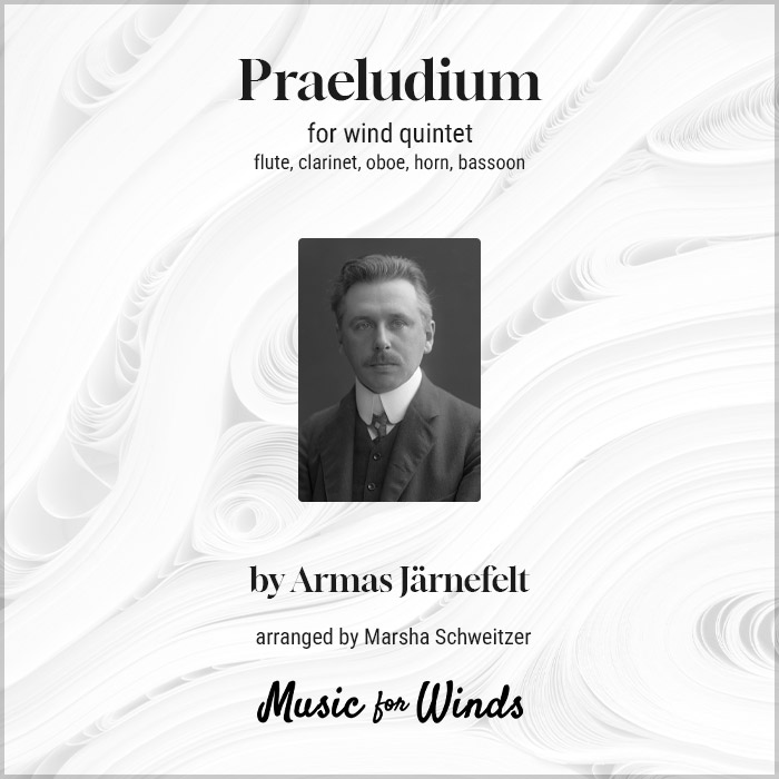 Praeludium for wind quintet by Armas Järnefelt