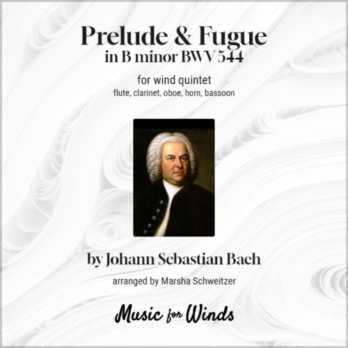 Prelude & Fugue in B minor BWV 544 by J.S. Bach for wind quintet